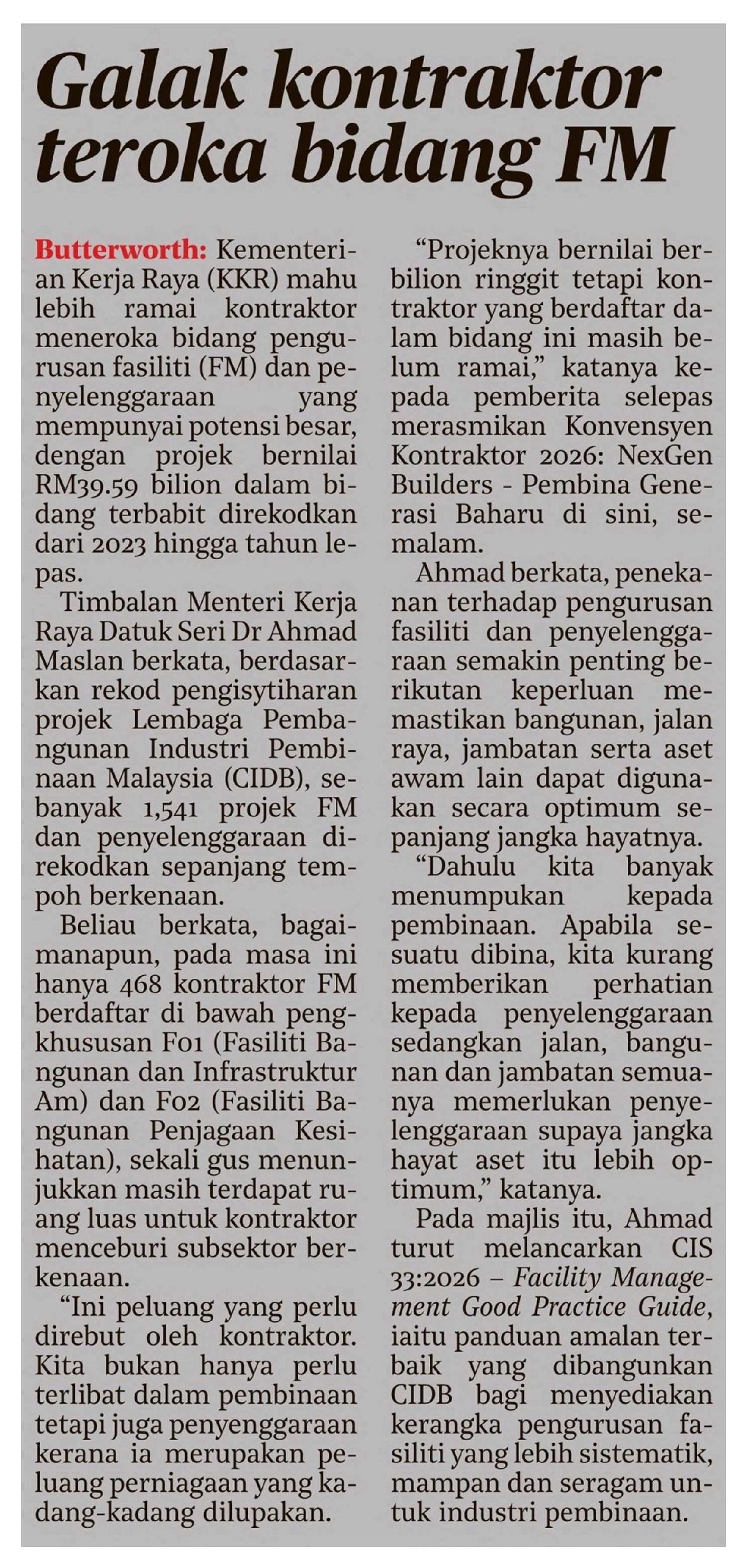 /home/www/html/portal/web/sites/default/files/kempen-myjalan/kenyataan-media-myjalan/2026-08/19 Ogos 2026, Butterworth - Galak Kontraktor Teroka Bidang FM (Harian Metro).